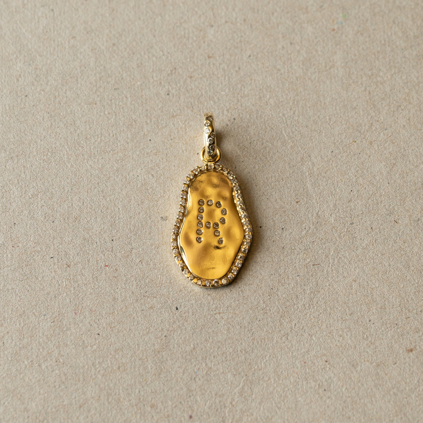 Diamond Alphabet Pendant