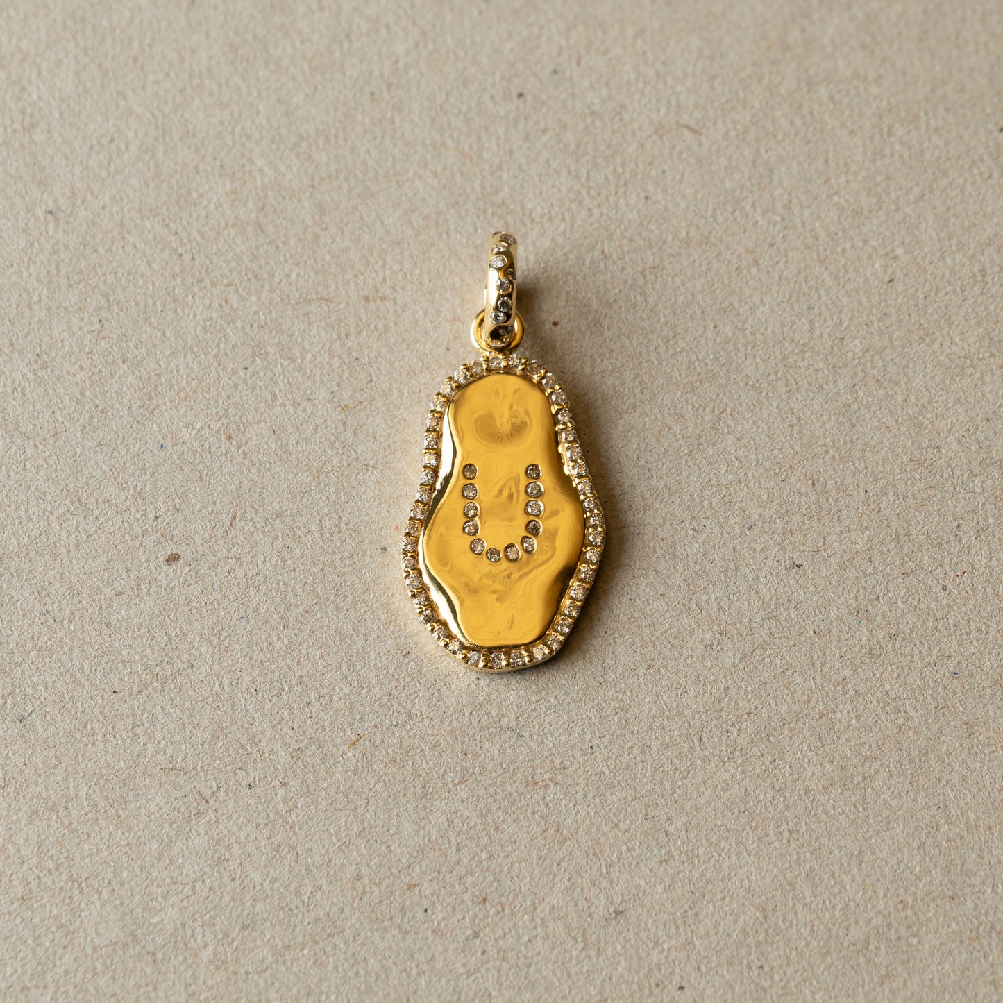 Diamond Alphabet Pendant