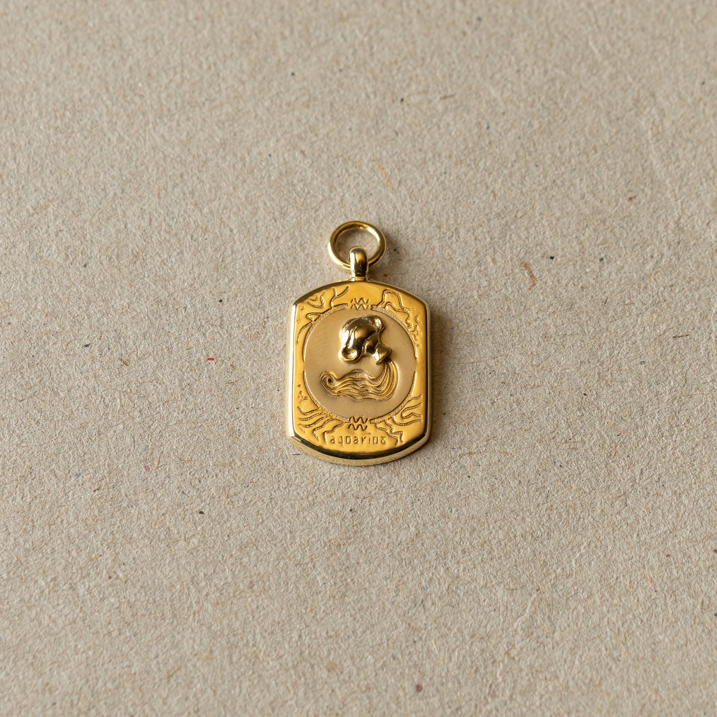 Zodiac Dog Tag Pendant