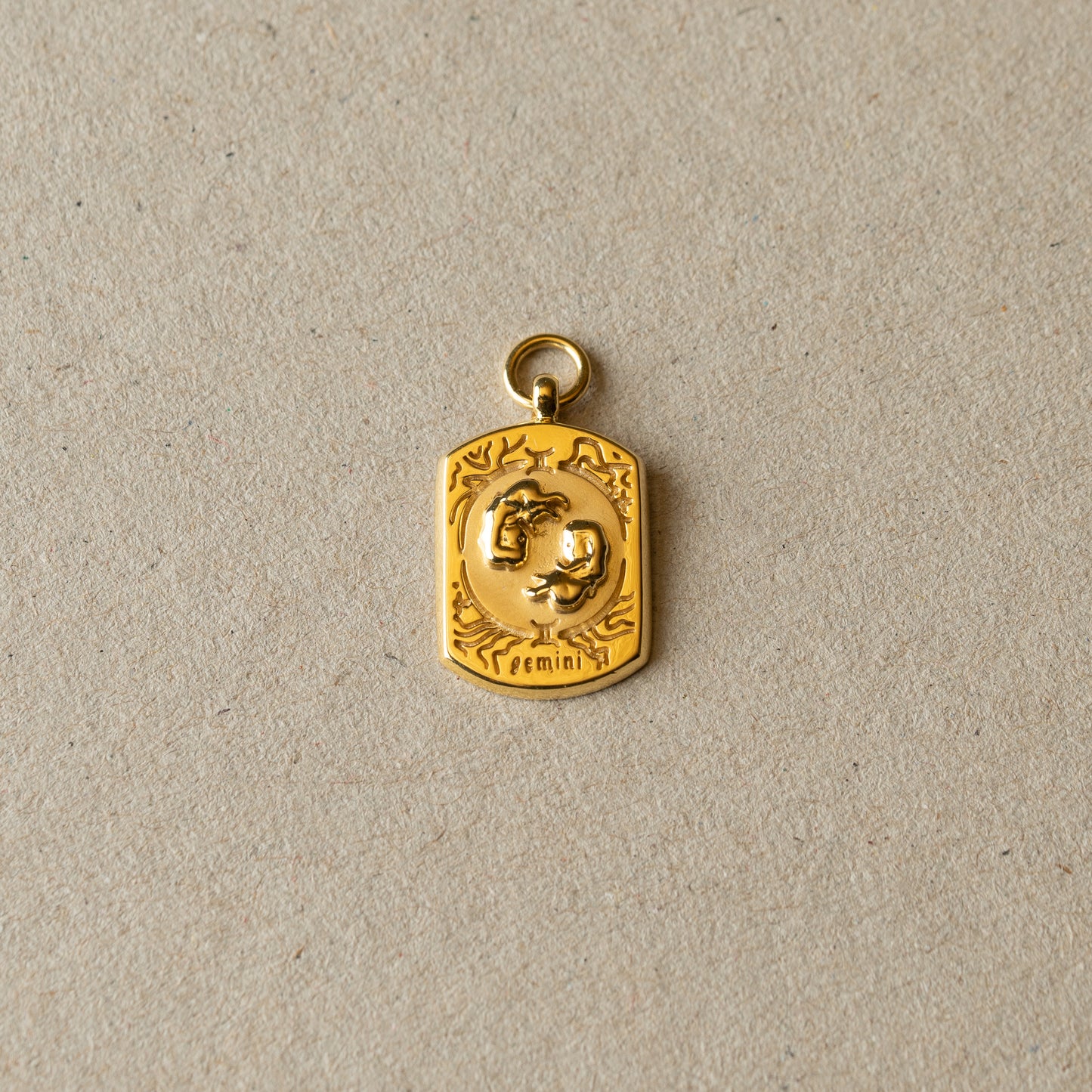 Zodiac Dog Tag Pendant