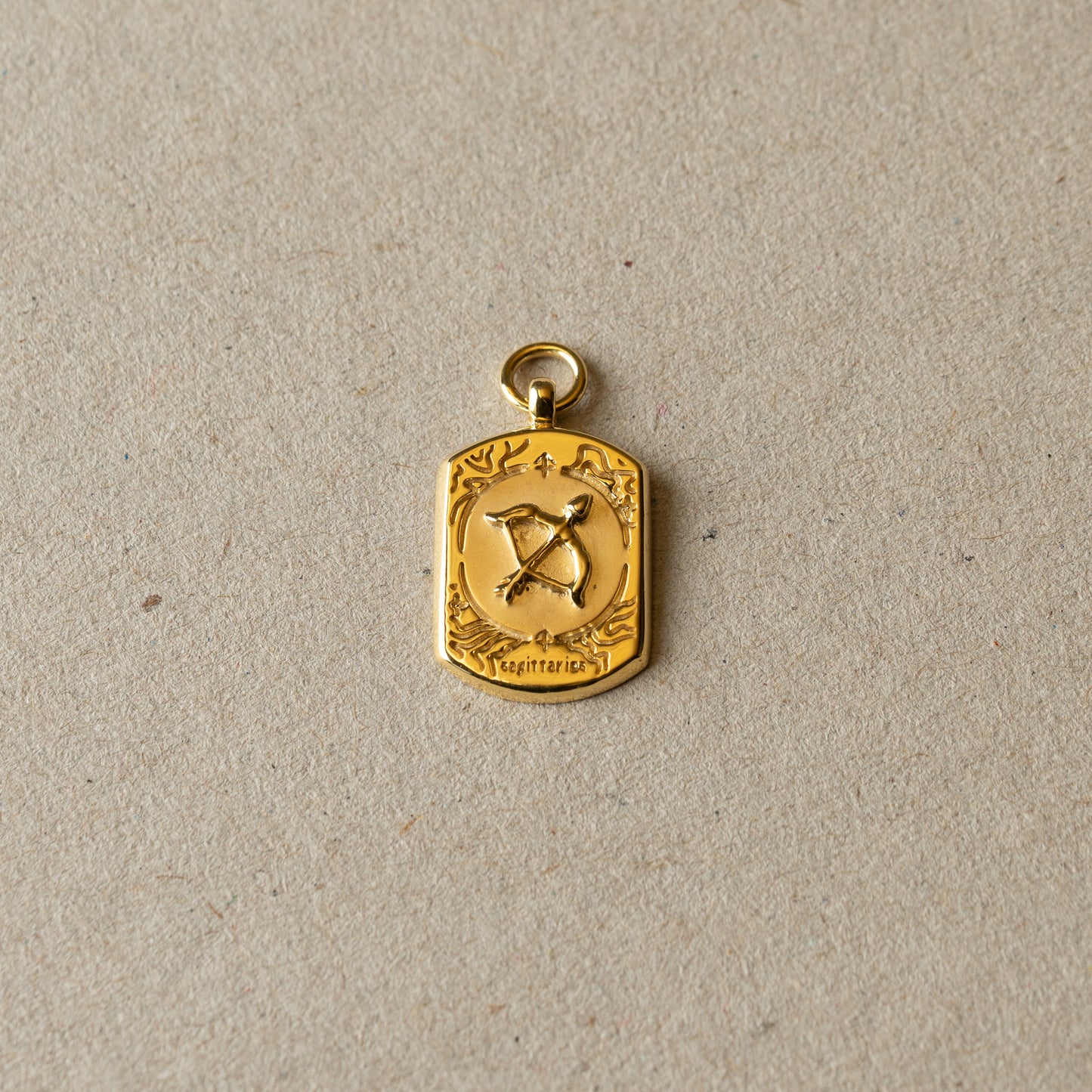 Zodiac Dog Tag Pendant